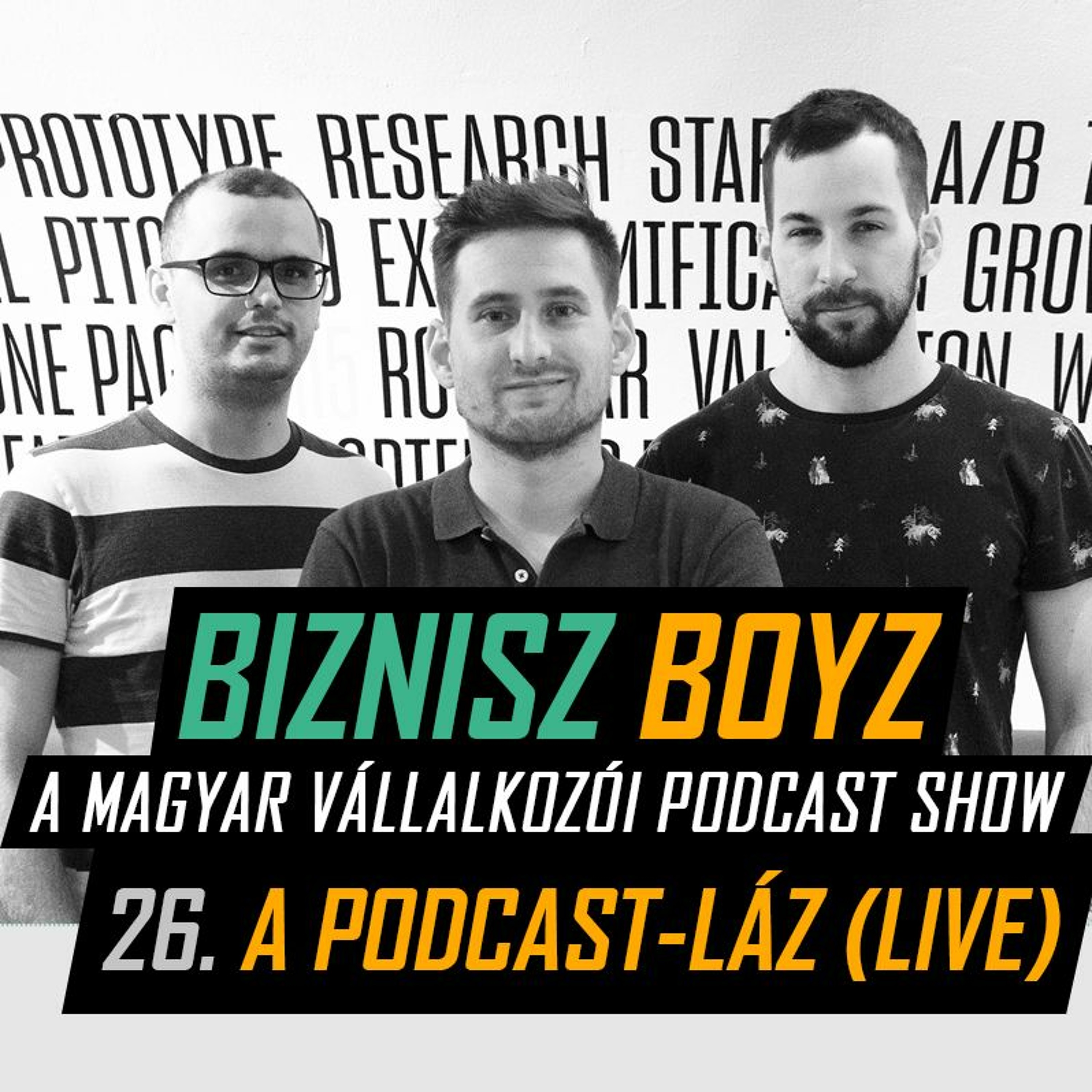 26. A Podcast-láz (LIVE) - A podcast piac jelene és a BB jövője | Biznisz Boyz Podcast