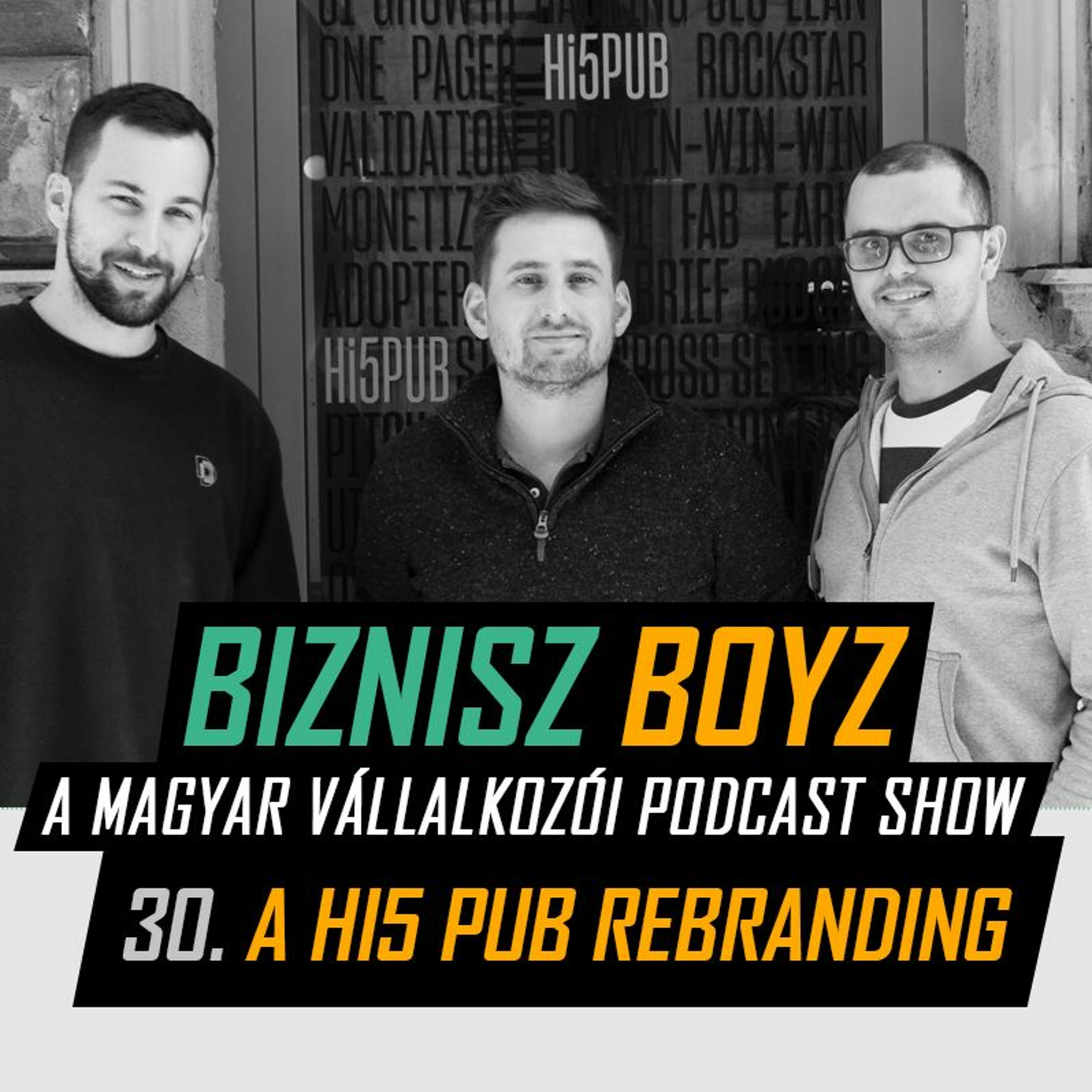 30. Hogy áll a Hi5 Pub 1,5 év után - A Hi5 rebranding | Biznisz Boyz Podcast