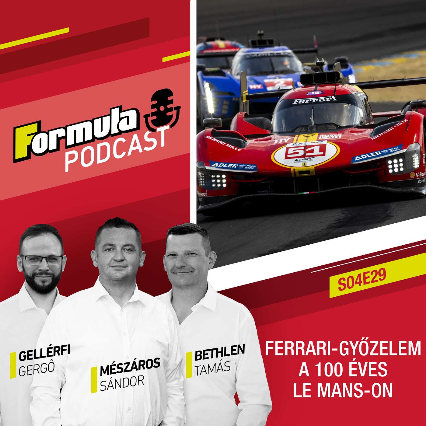 S04EP29 – Le Mans 100: Őrületes verseny, Ferrari-győzelem
